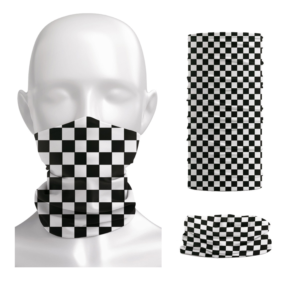 Neck Warmer Tube - ユニセックス半袖プリントヘッドバンド,ネックウォーマー,レーシングバイクスカーフ,音楽付きユニセックス