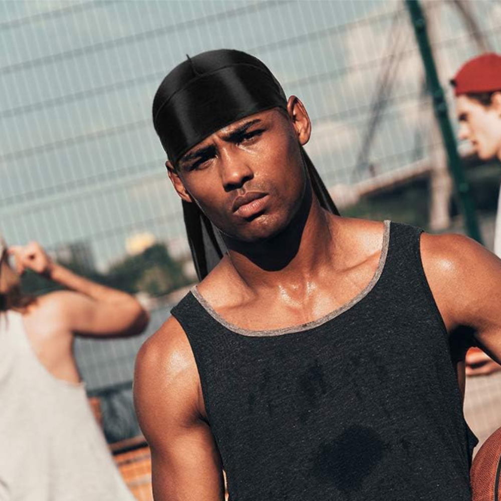 メンズシルクドゥーラグ、シルクのような光沢のあるドゥーラグ、 - Bandana Doo Rag のレビューと価格