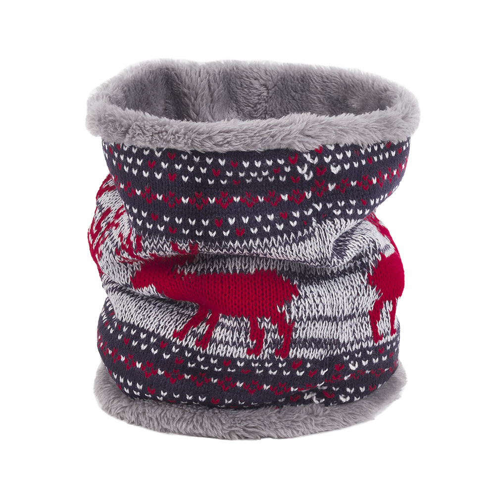 OVTRB-暖かいニットフリーススカーフ,防風,冬,アウトド - Infinity Scarf Knit のレビューと価格