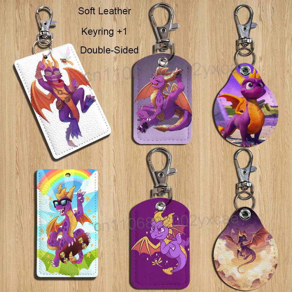 ゲーム スパイロ・ザ・ドラゴン スパックス レザーキーチェー - Lanyard Badge Holder のレビューと価格