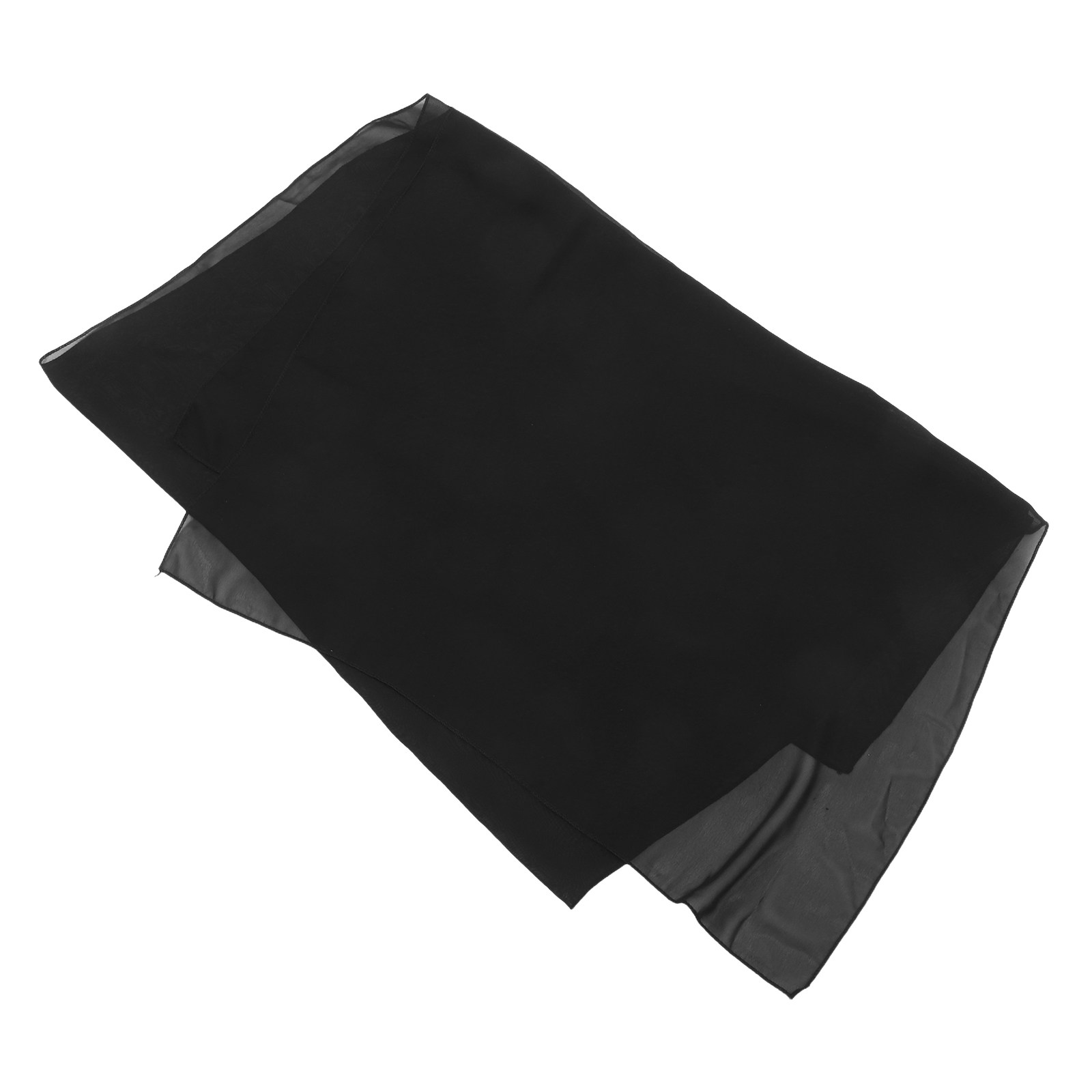 シフォンウェディングショール 200x70cm ブラック エ - Stole Wedding Shawl のレビューと価格