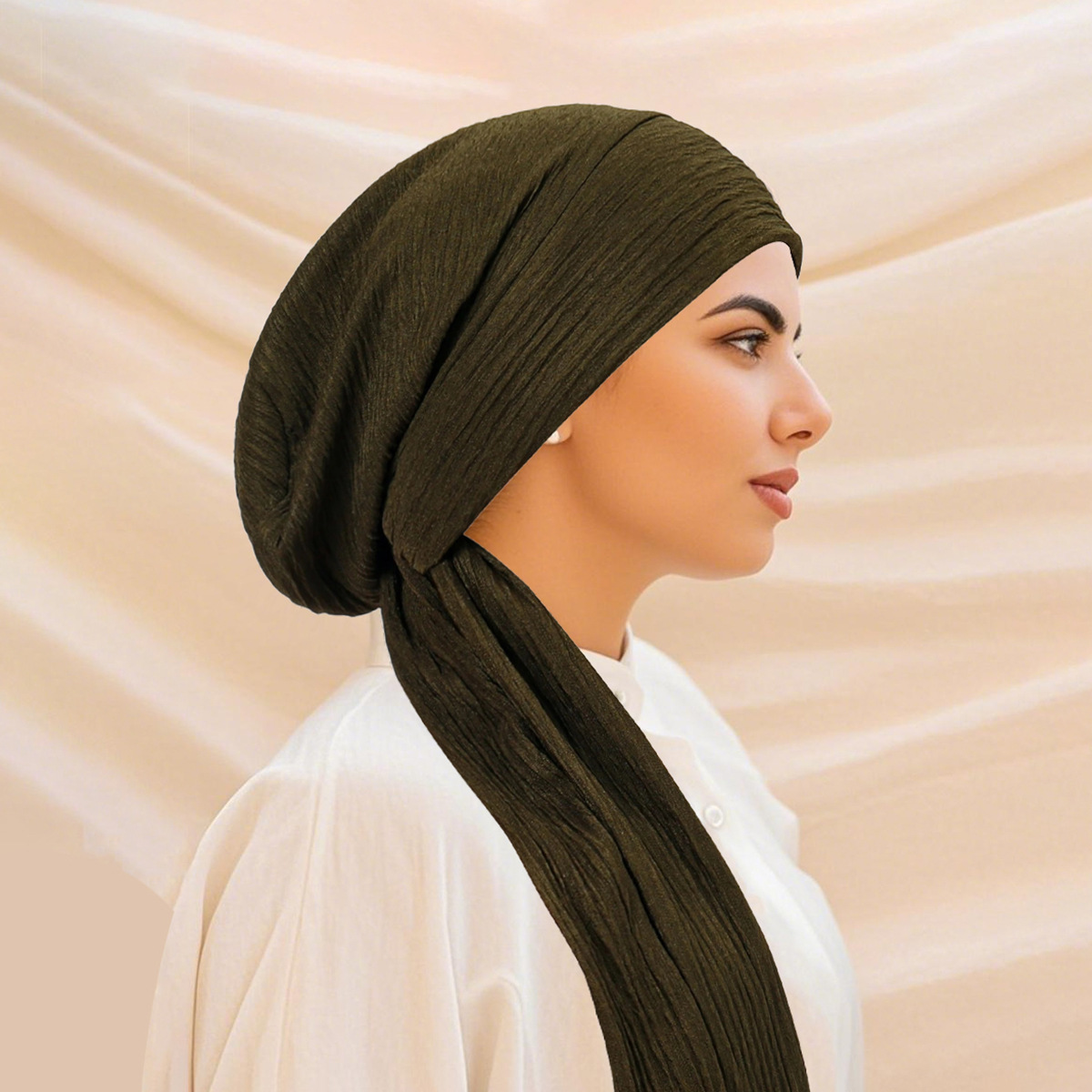 高級スプリングノットターバンハット、女性用ビーニー、ケモキャ - Head Wrap Turban のレビューと価格