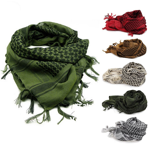 ハンティングスカーフミリタリーシェマグ砂漠クーフィーヤヘッド - Ascot Neck Scarf のレビューと価格