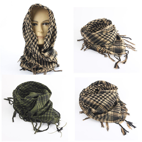 ハンティングスカーフミリタリーシェマグ砂漠クーフィーヤヘッド - Ascot Neck Scarf のレビューと価格