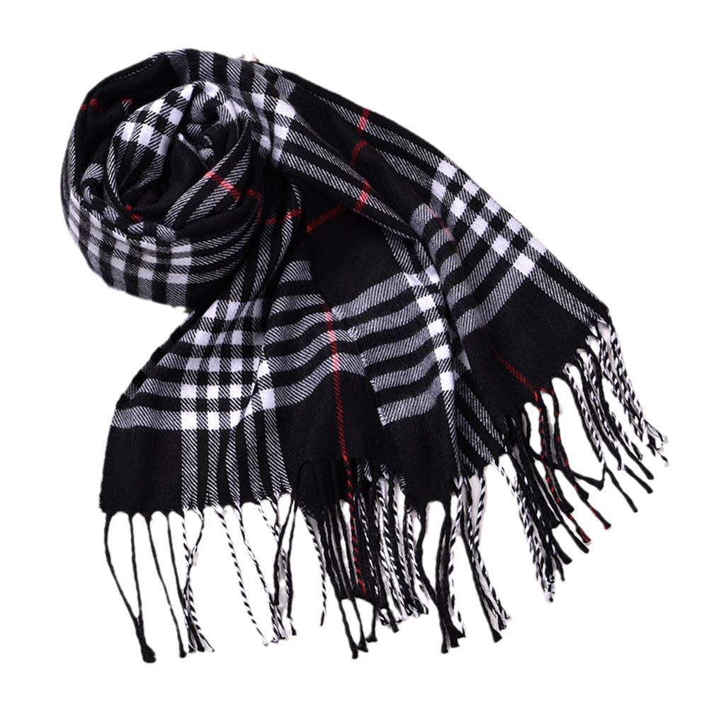 英国スタイルの冬のスカーフフェイクカシミアカップルショール、 - Muffler Men Wool のレビューと価格