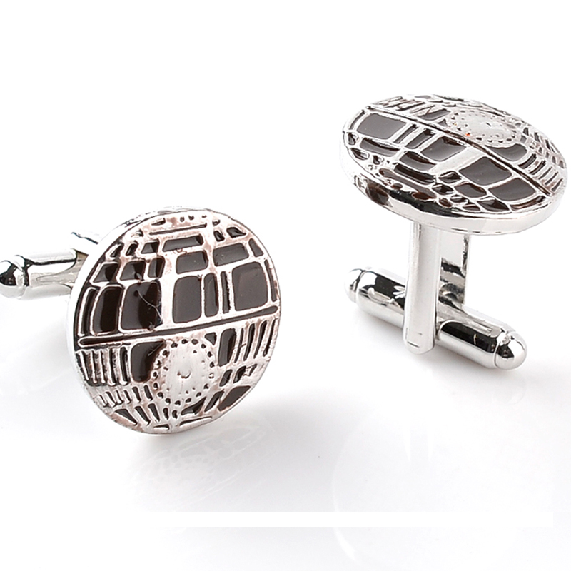 男性用シルバーフレンチスタイルのカフリンクス、シャツスーツパ - Tie Clip Silver のレビューと価格