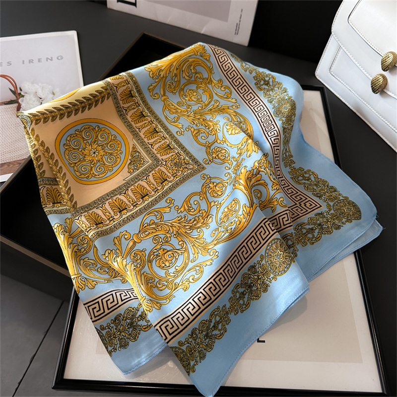 2025 新ファッション 70 × 70 センチメートルプリ - Ascot Neck Scarf のレビューと価格