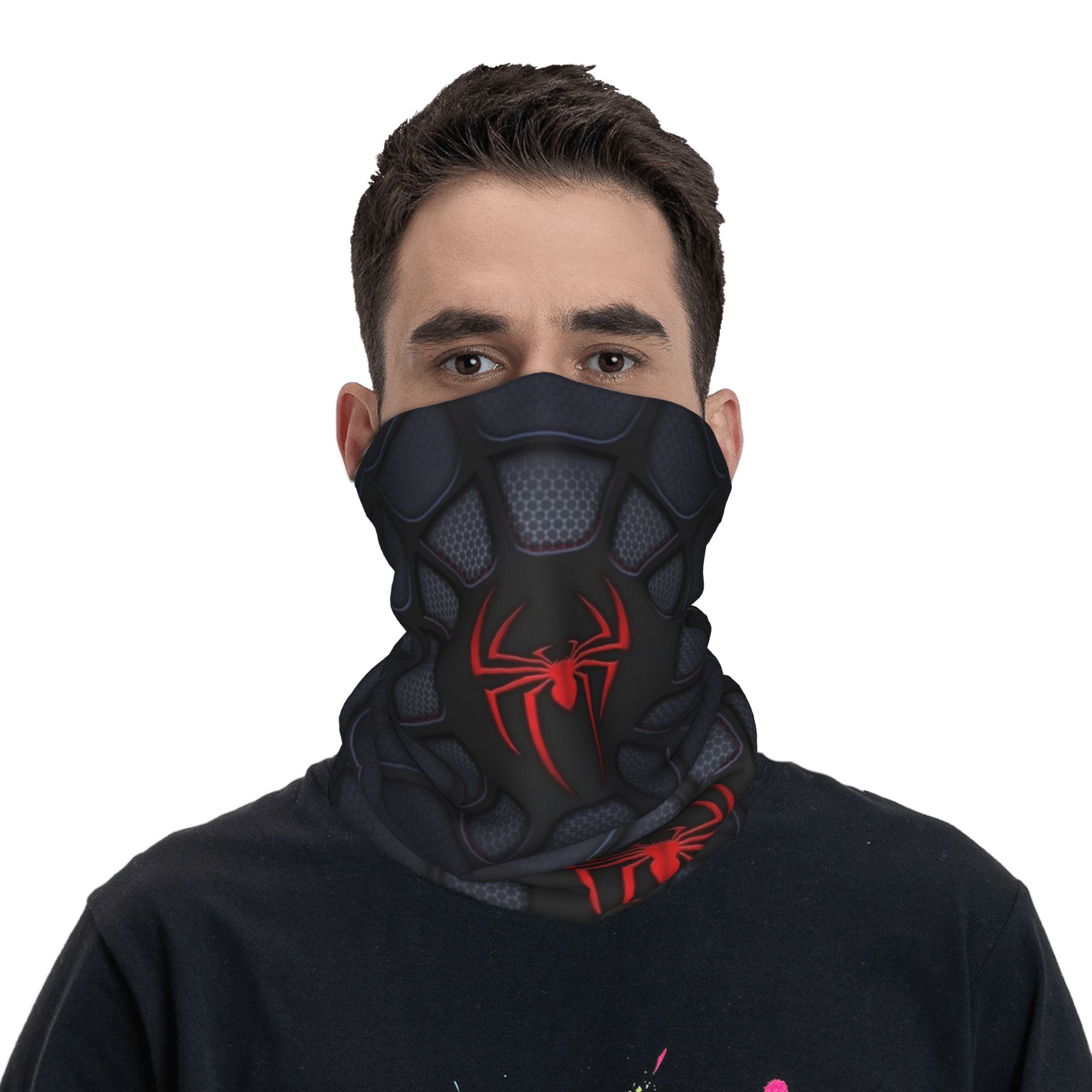 スパイダー冬用ヘッドバンドネックウォーマー女性男性ハイキング - Neck Warmer Tube のレビューと価格