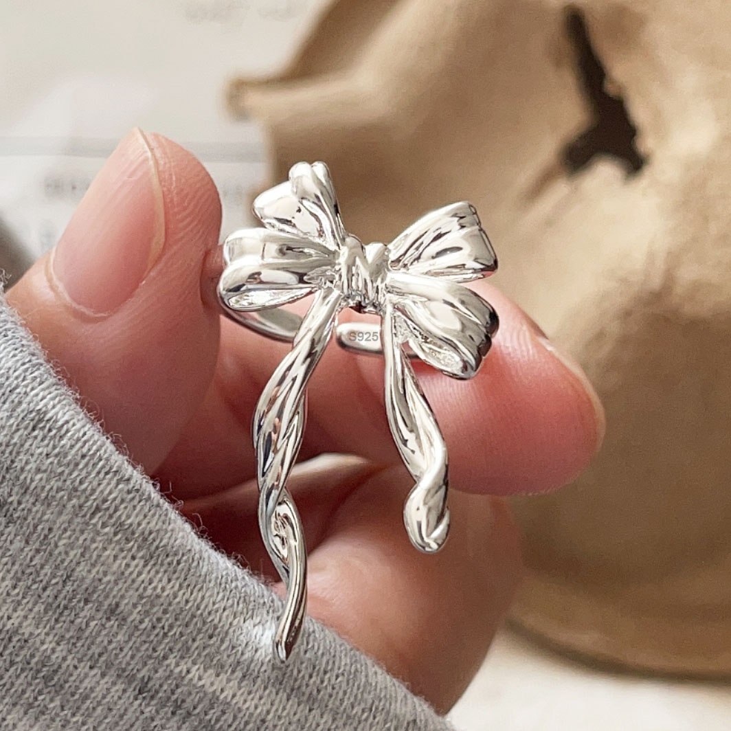 925スターリングシルバーリング レディース 幾何学模様 フ - Tie Clip Silver のレビューと価格