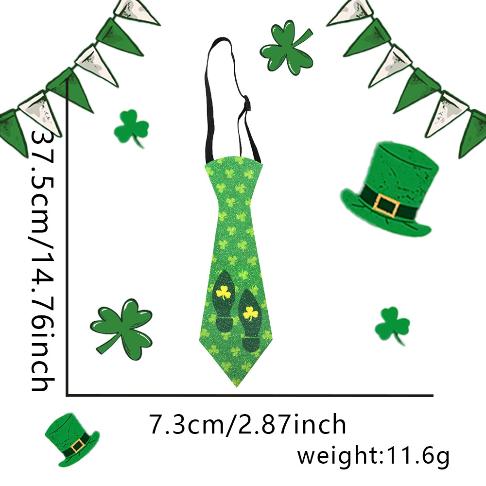 調整可能な伸縮性のある蝶ネクタイ、クローバーと金の装飾が施さ - Bow Tie Pre Tied のレビューと価格