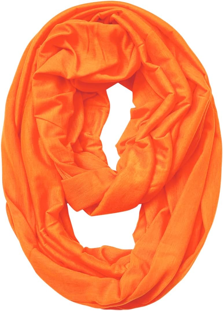 ソフト軽量インフィニティスカーフ無地ジャージニット無地インフ - Infinity Scarf Knit のレビューと価格