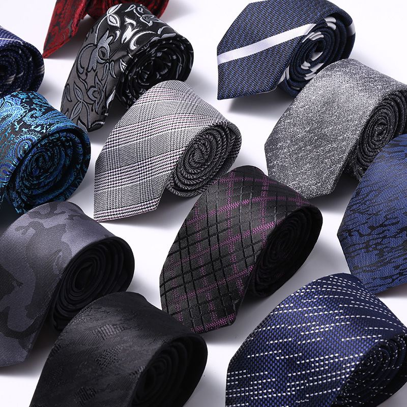 高級スキニー 6 センチメートルメンズネクタイ男性ストライプ - Skinny Tie Men のレビューと価格