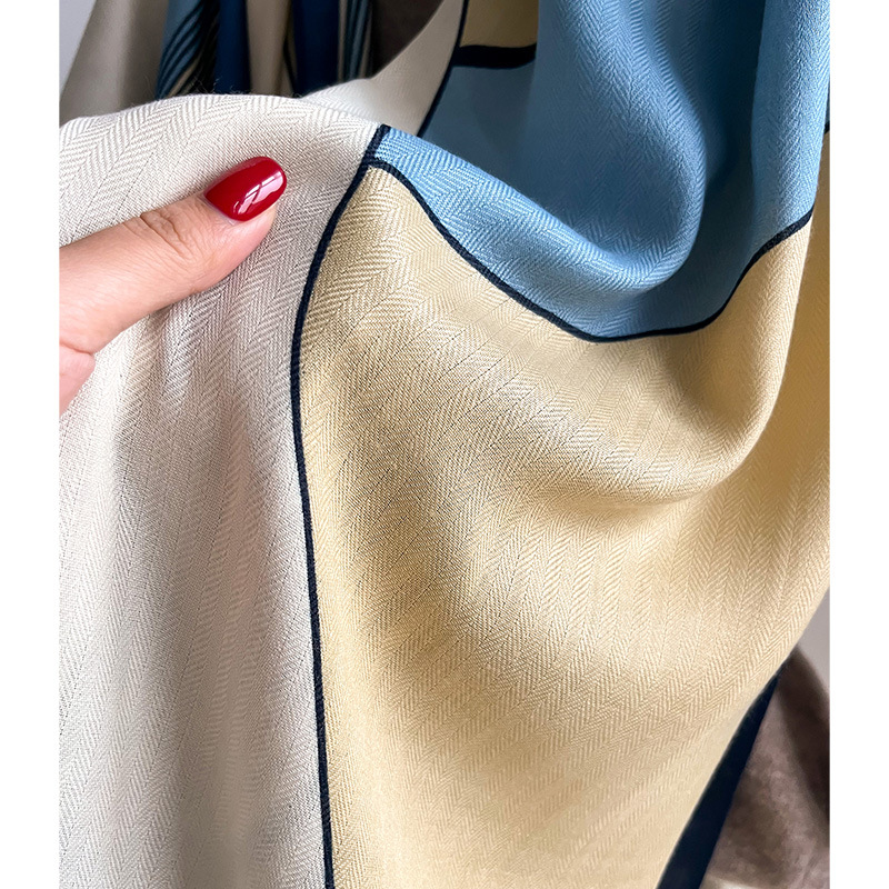 高級ブランドスカーフウールコットンショールレディラップ大パシ - Pashmina Wrap Large のレビューと価格