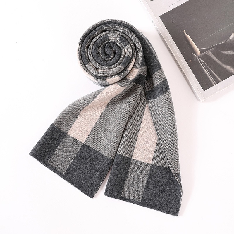 高級スカーフ メンズ 冬用 暖かいウールスカーフ カシミヤス - Muffler Men Wool のレビューと価格