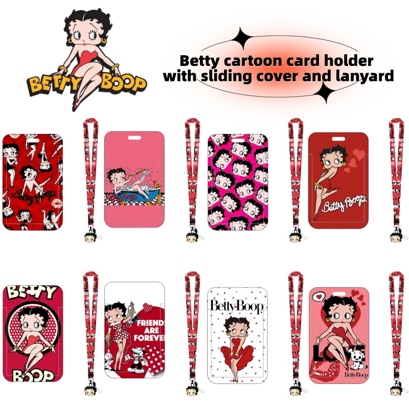 ベティ・ブープシリーズのアニメバスカードホルダー、キャンパス - Lanyard Badge Holder のレビューと価格