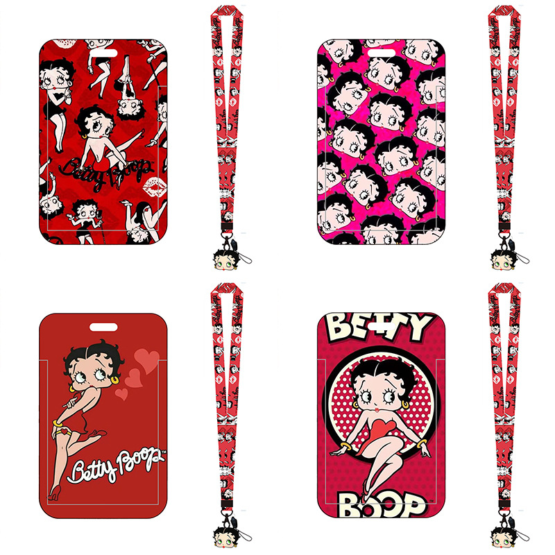 ベティ・ブープシリーズのアニメバスカードホルダー、キャンパス - Lanyard Badge Holder のレビューと価格