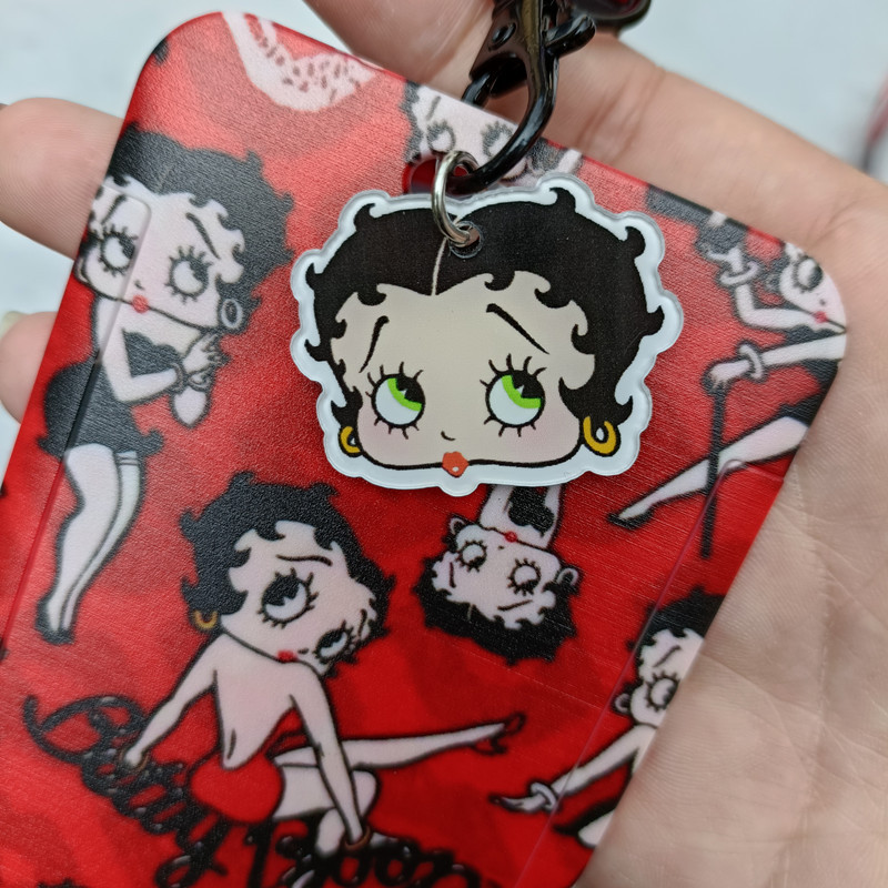 ベティ・ブープシリーズのアニメバスカードホルダー、キャンパス - Lanyard Badge Holder のレビューと価格